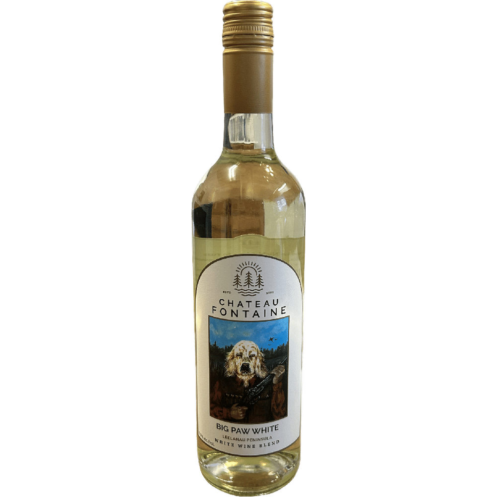Chateau Fontaine Big Paw White Michigan Wine