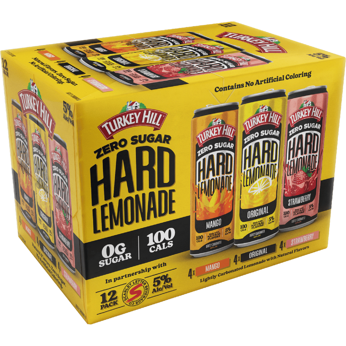 Turkey Hill Zero Sugar Hard Lemonade Variety Pack