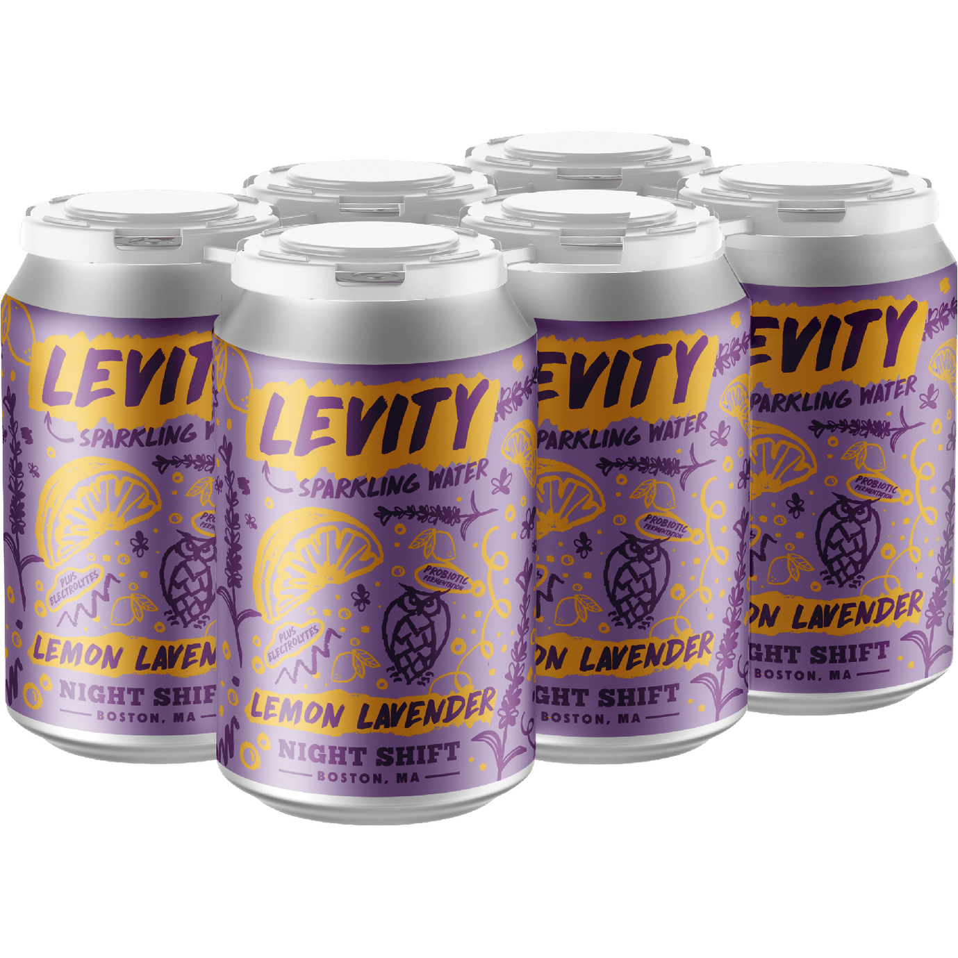 Night Shift Non-Alcoholic Levity Lemon Lavender