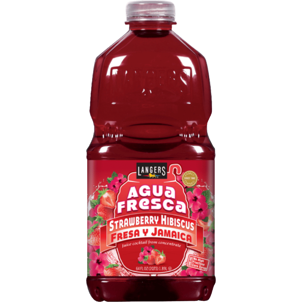 Langer's Agua Fresca Strawberry Hibiscus