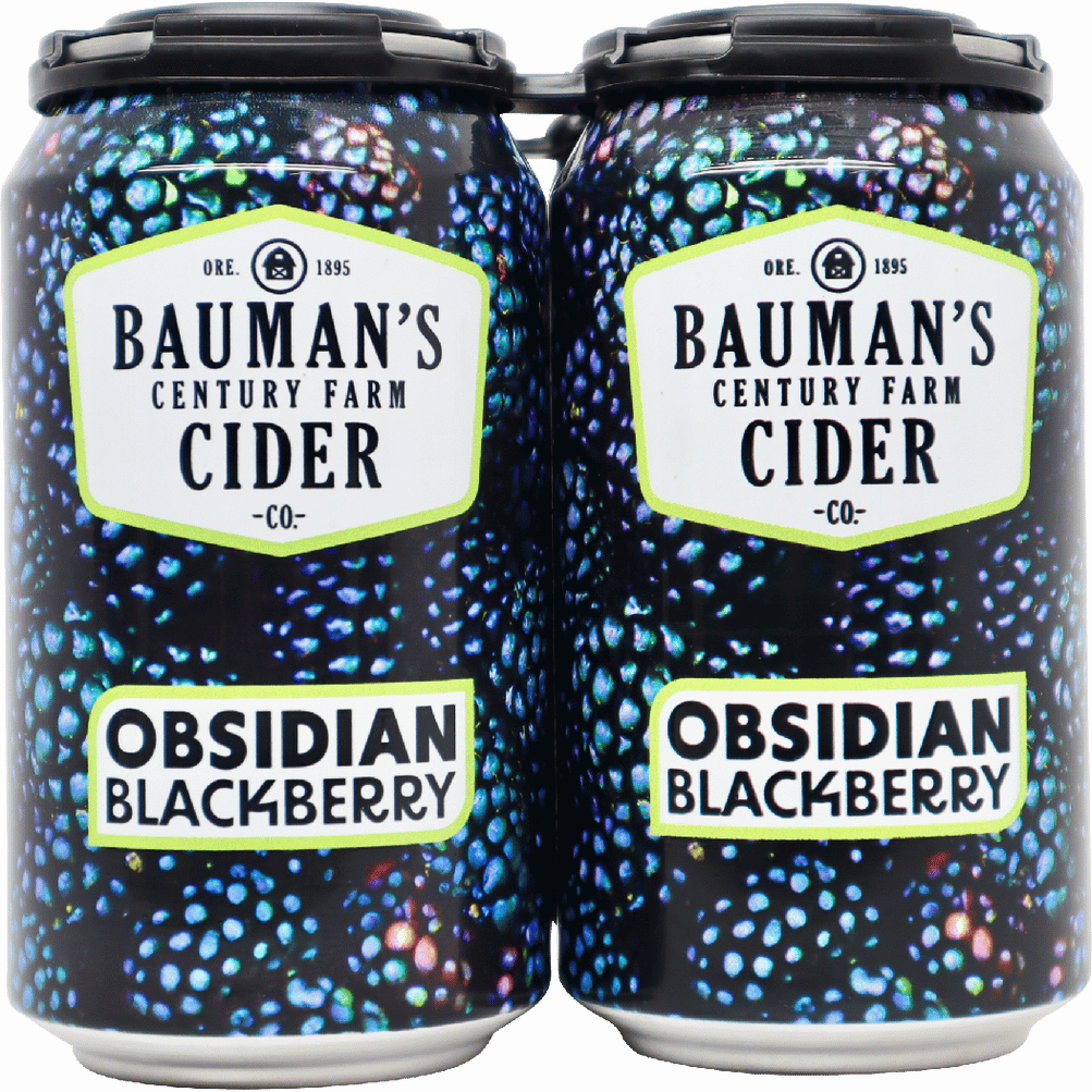 Baumans Obsidian Blackberry Cider
