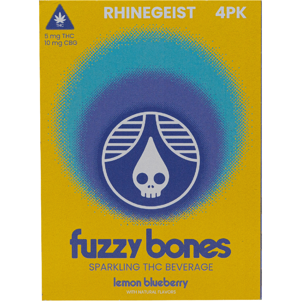 Fuzzy Bones THC 5mg Lemon Blueberry