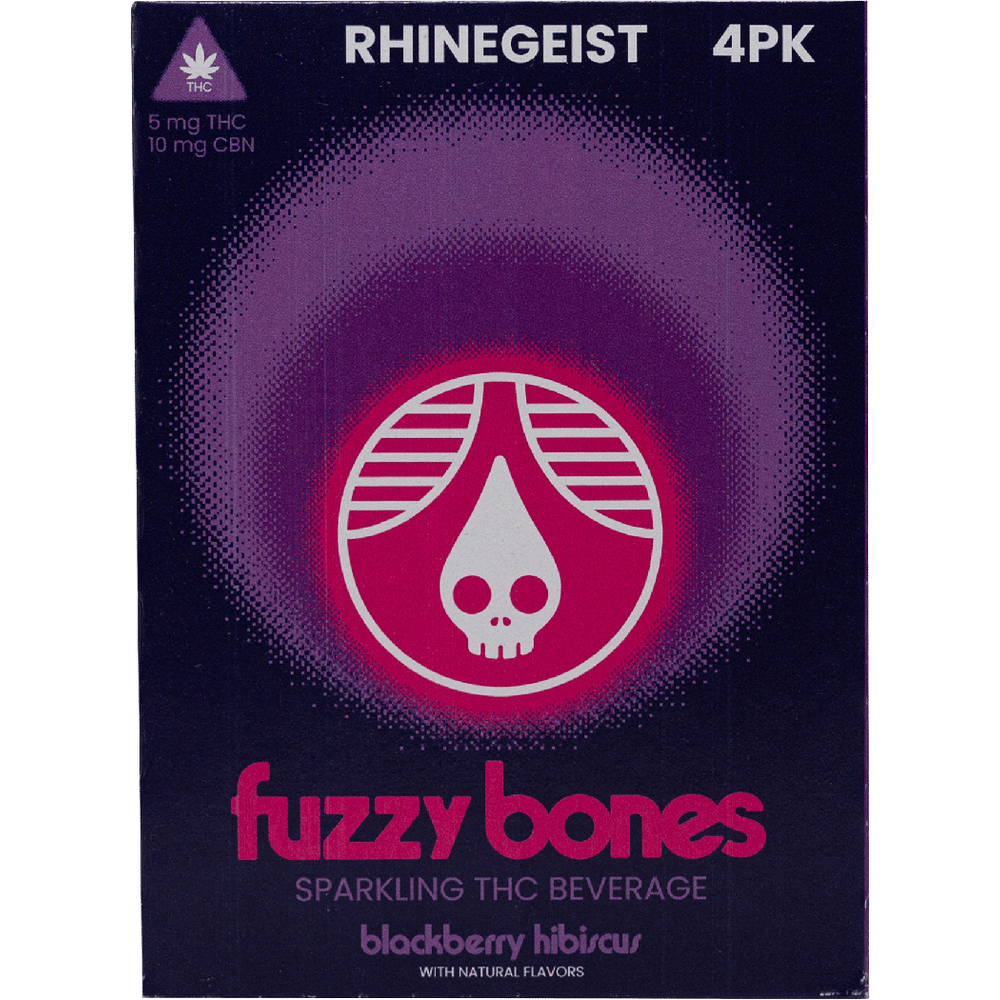 Fuzzy Bones THC 5mg Blackberry Hibiscus