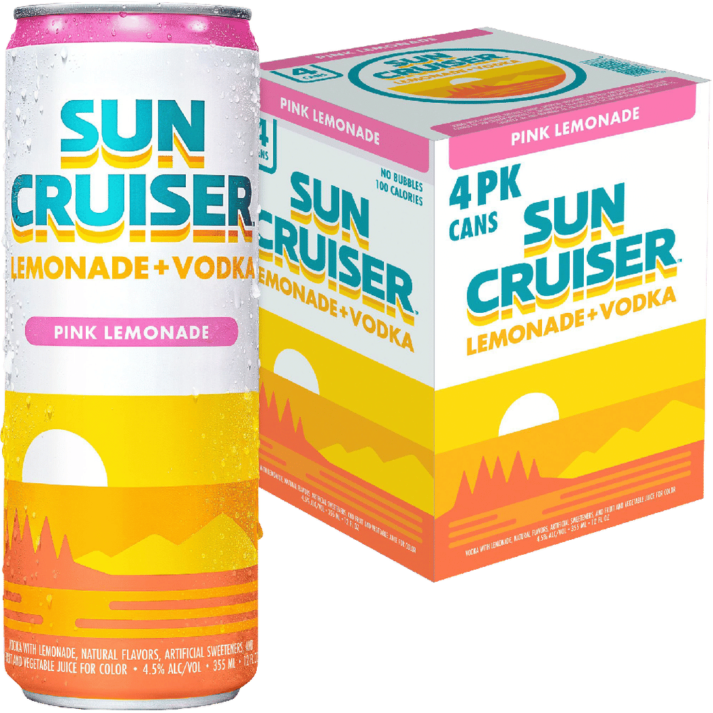 Sun Cruiser Lemonade Vodka Pink Lemonade