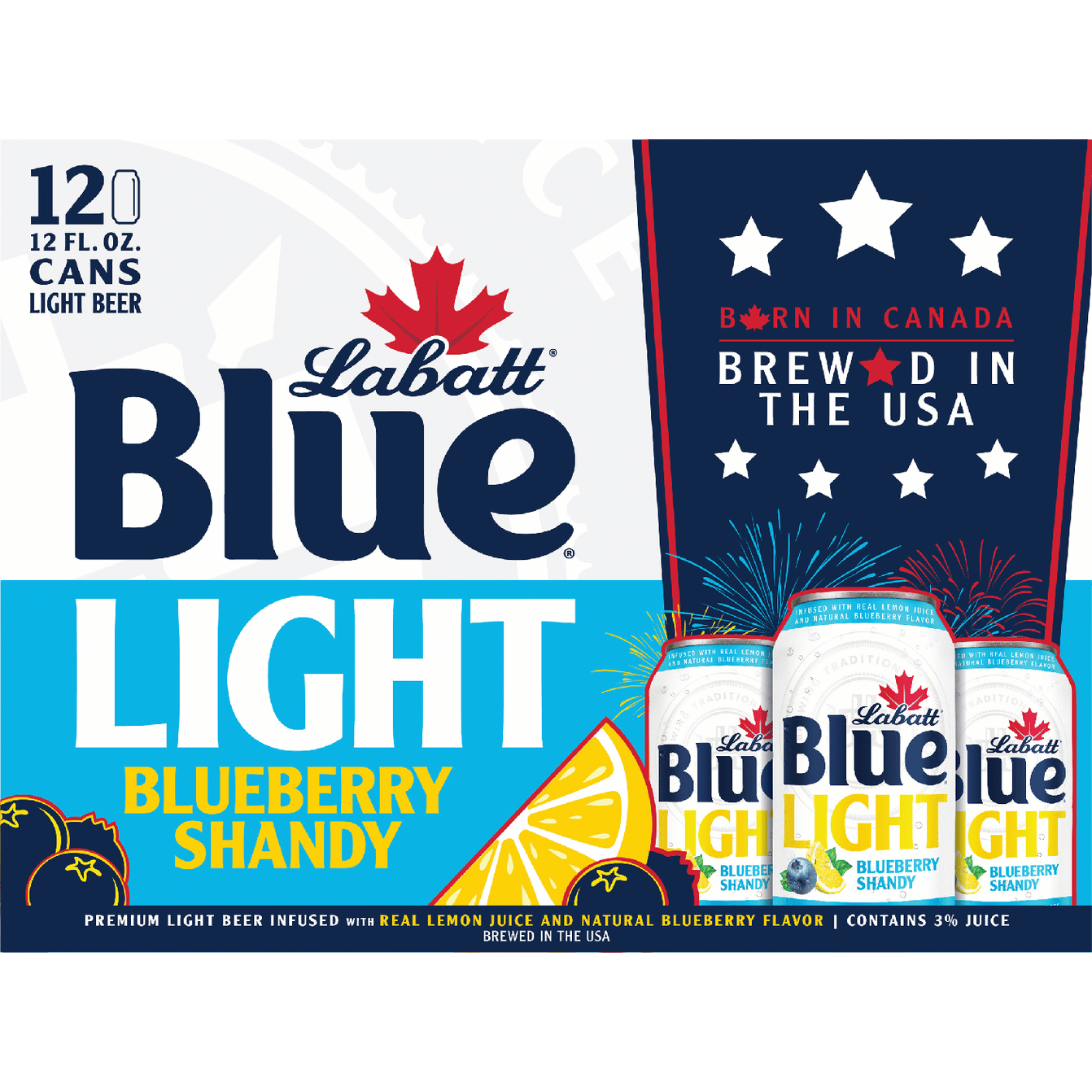 Labatt Blue Light Blueberry Shandy