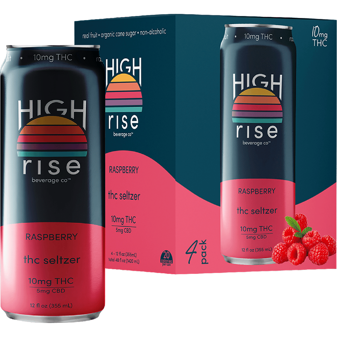 High Rise THC 10mg Raspberry