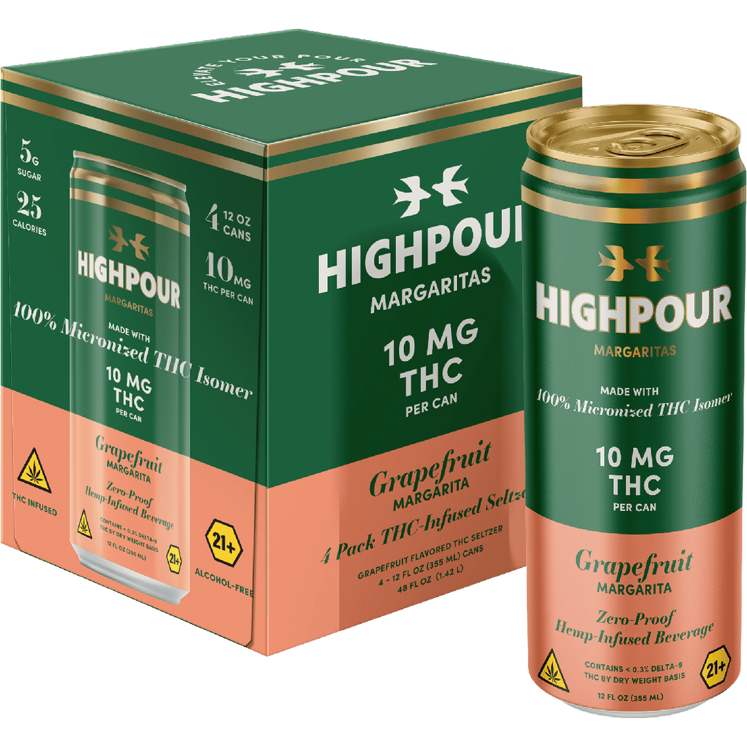 Highpour THC 10mg Grapefruit Margarita