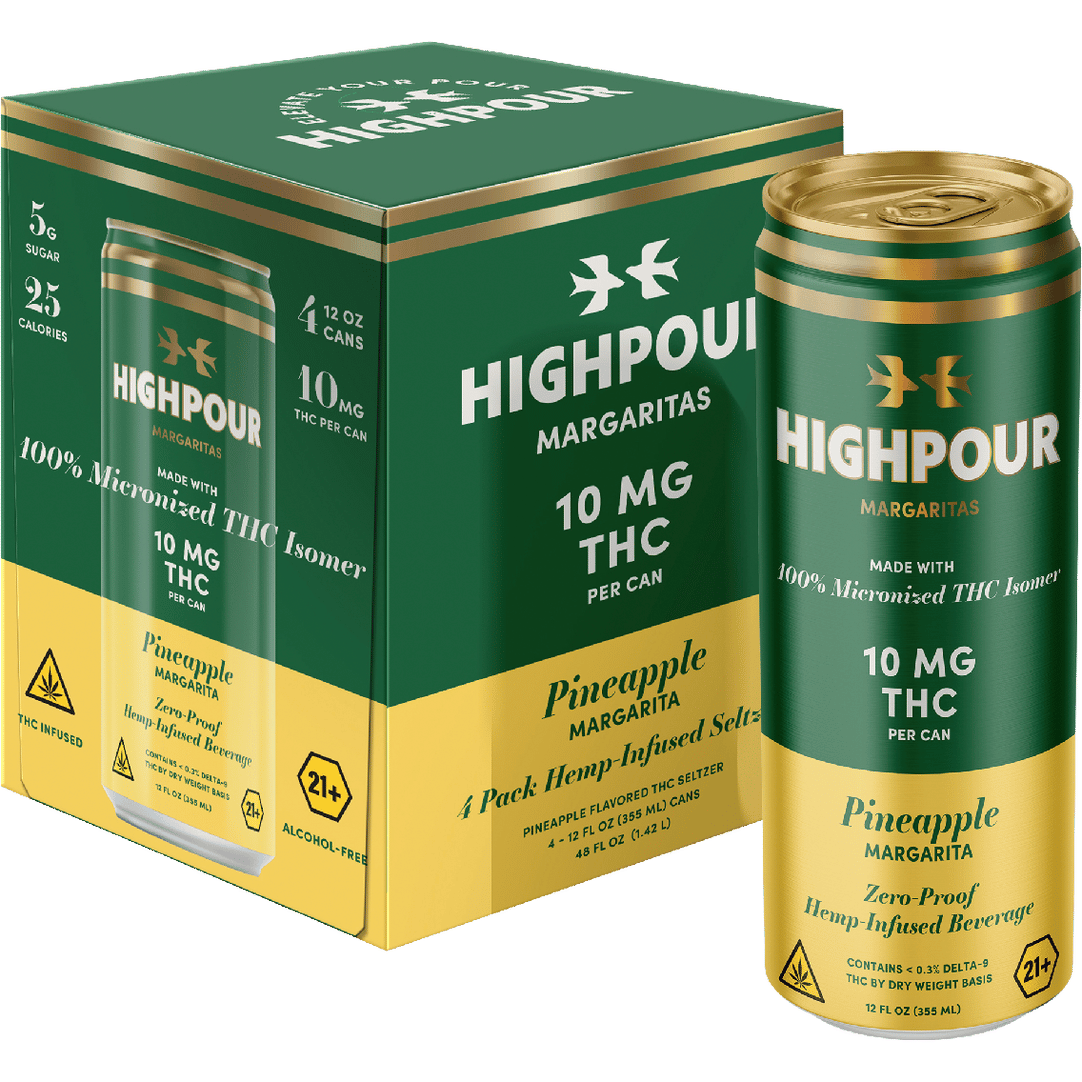 Highpour THC 10mg Pineapple Margarita