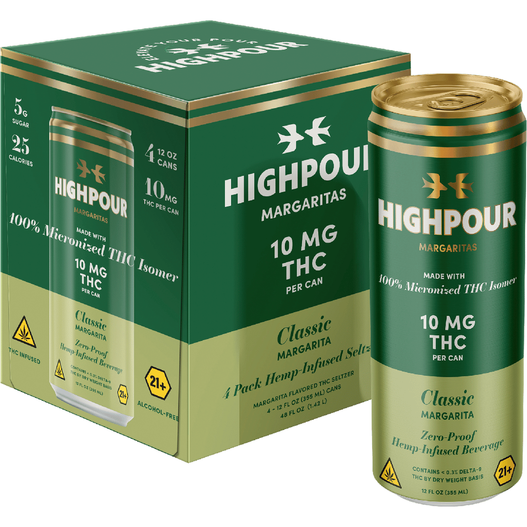 Highpour THC 10mg Classic Margarita