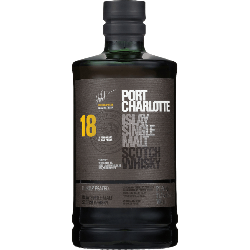Port Charlotte Islay Single Malt Scotch Whisky 18 Year Aged 700 ML