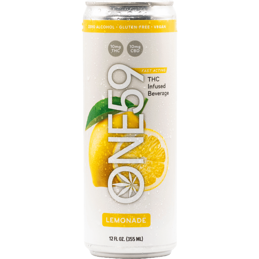 ONE59 THC 10mg Lemonade Seltzer