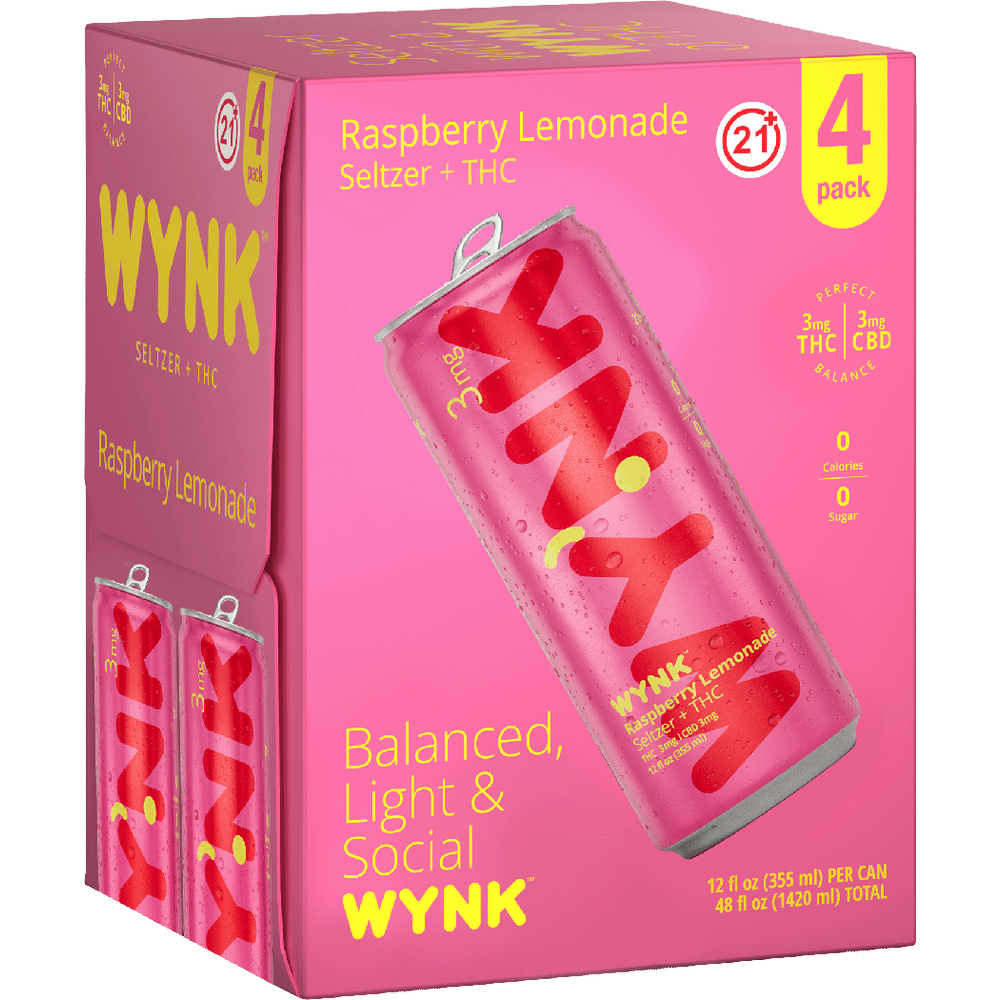 Wynk THC 3mg Raspberry Lemonade CT
