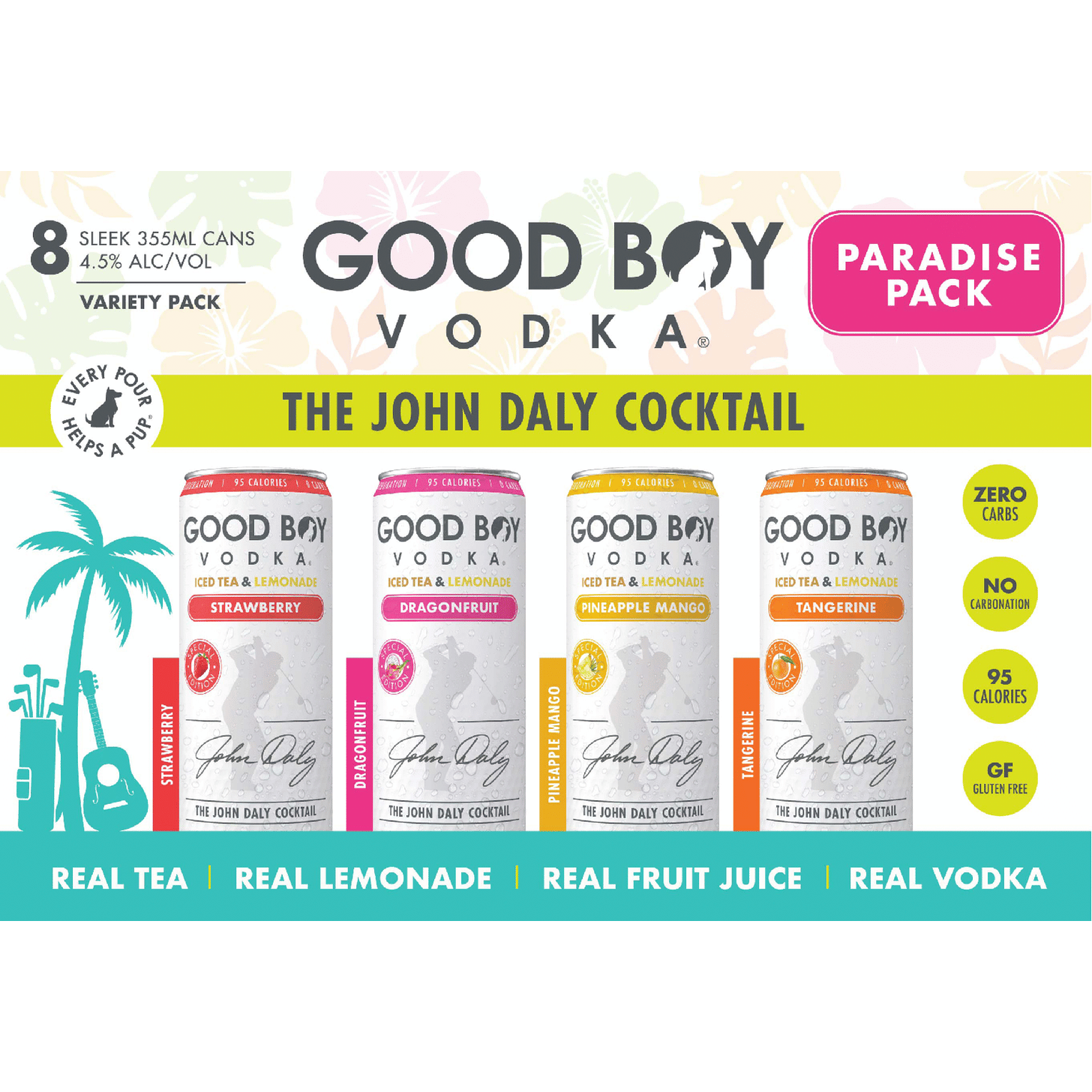 Good Boy The John Daly Paradise Variety Pack