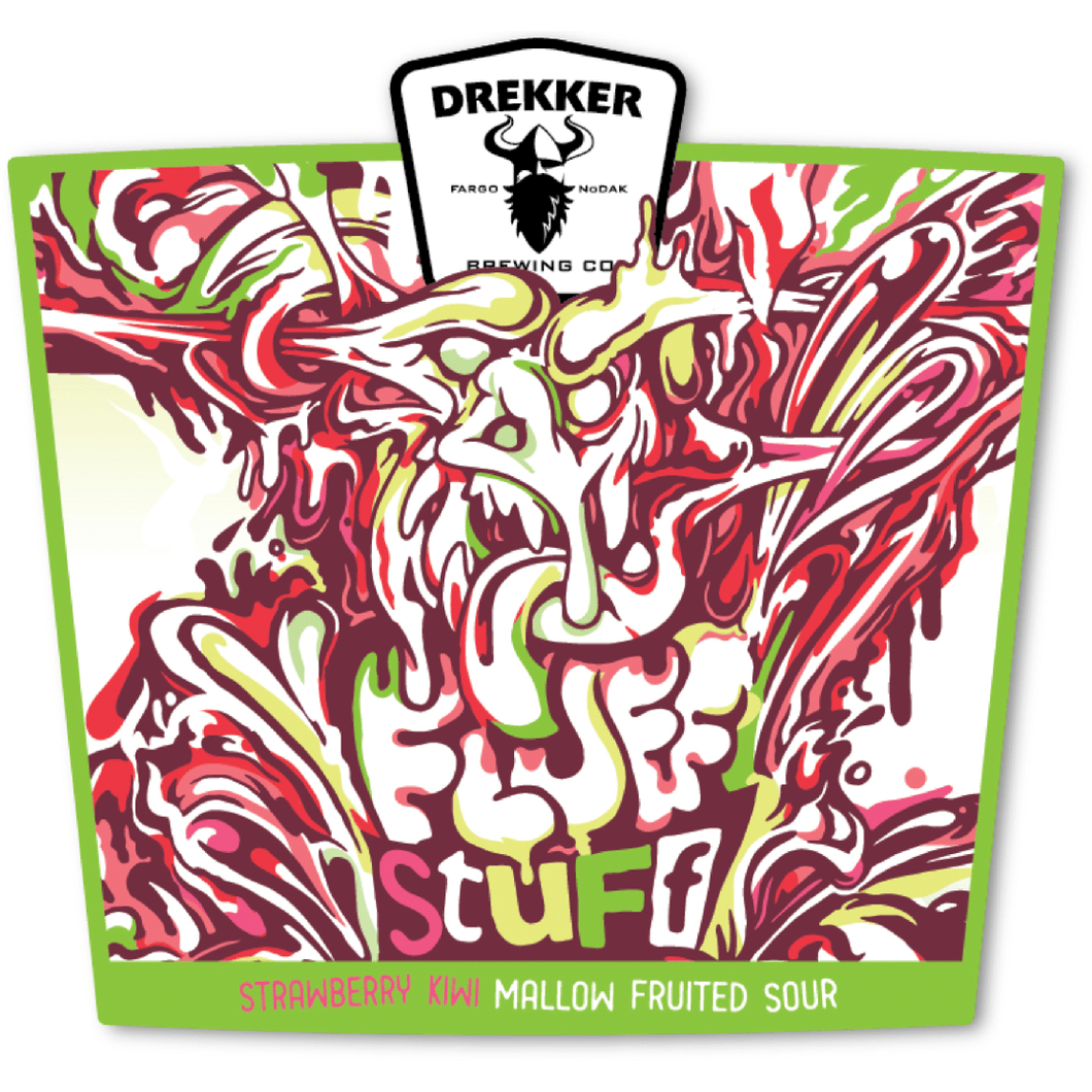 Drekker Fluff Stuff Strawberry Kiwi
