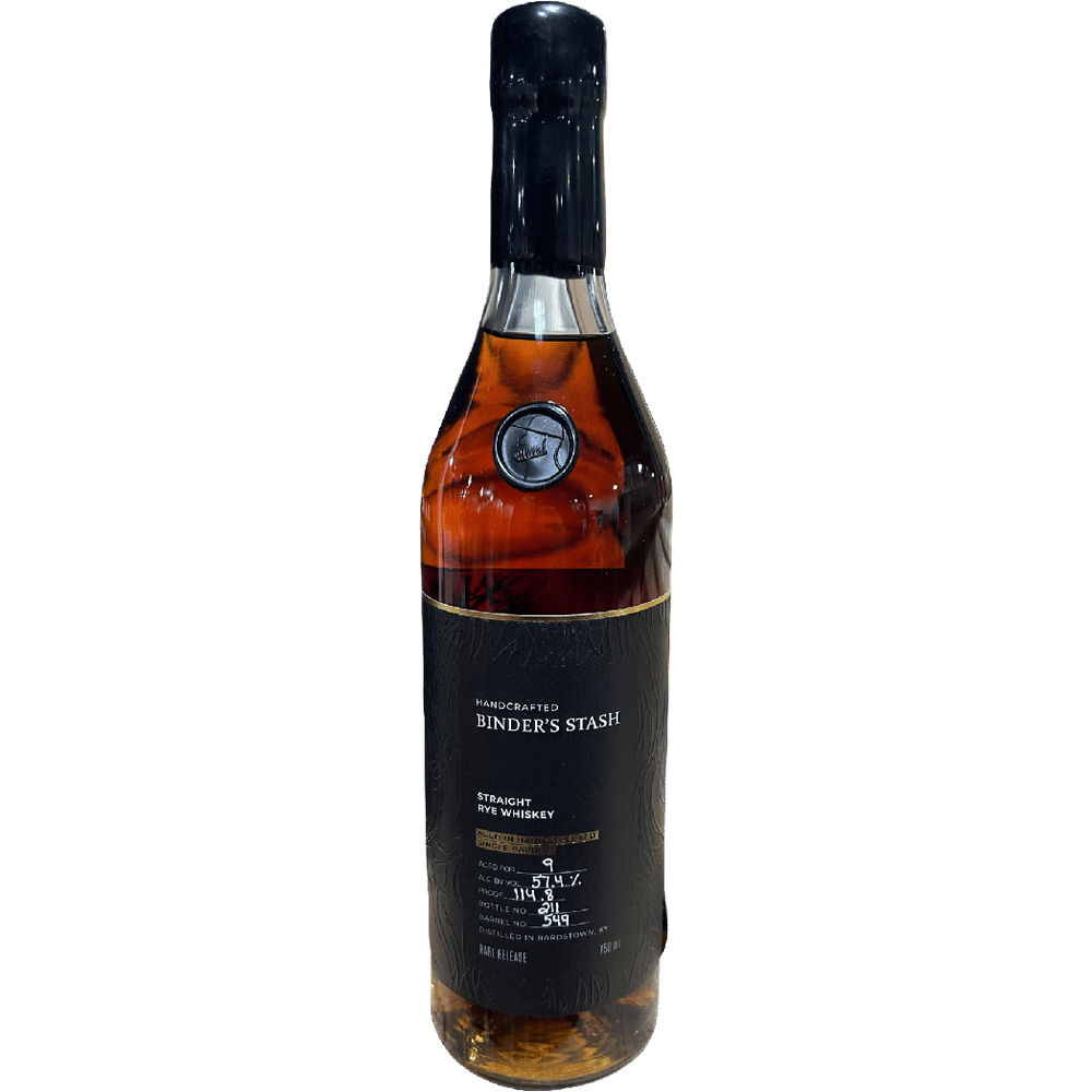 Binder's Stash 9YR Rye Whiskey