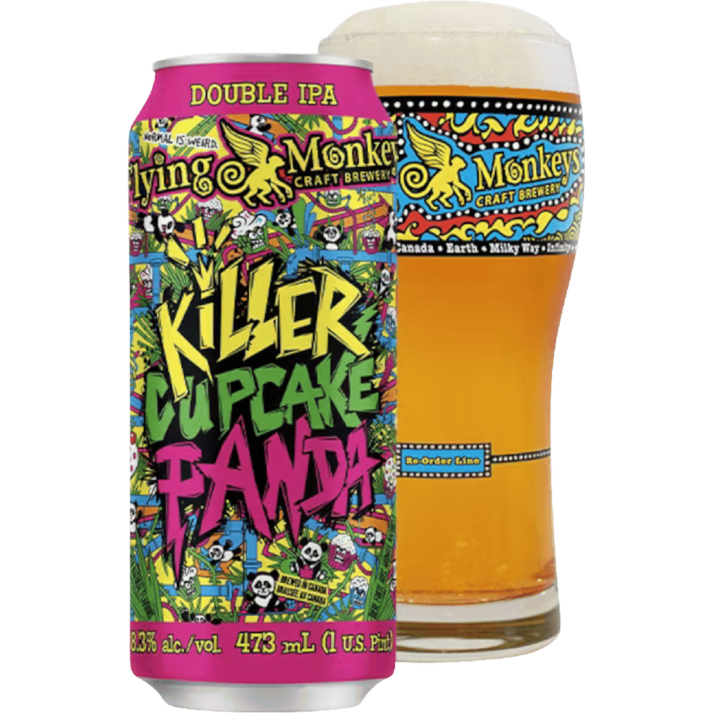 Flying Monkeys Killer Cupcake Panda Double IPA