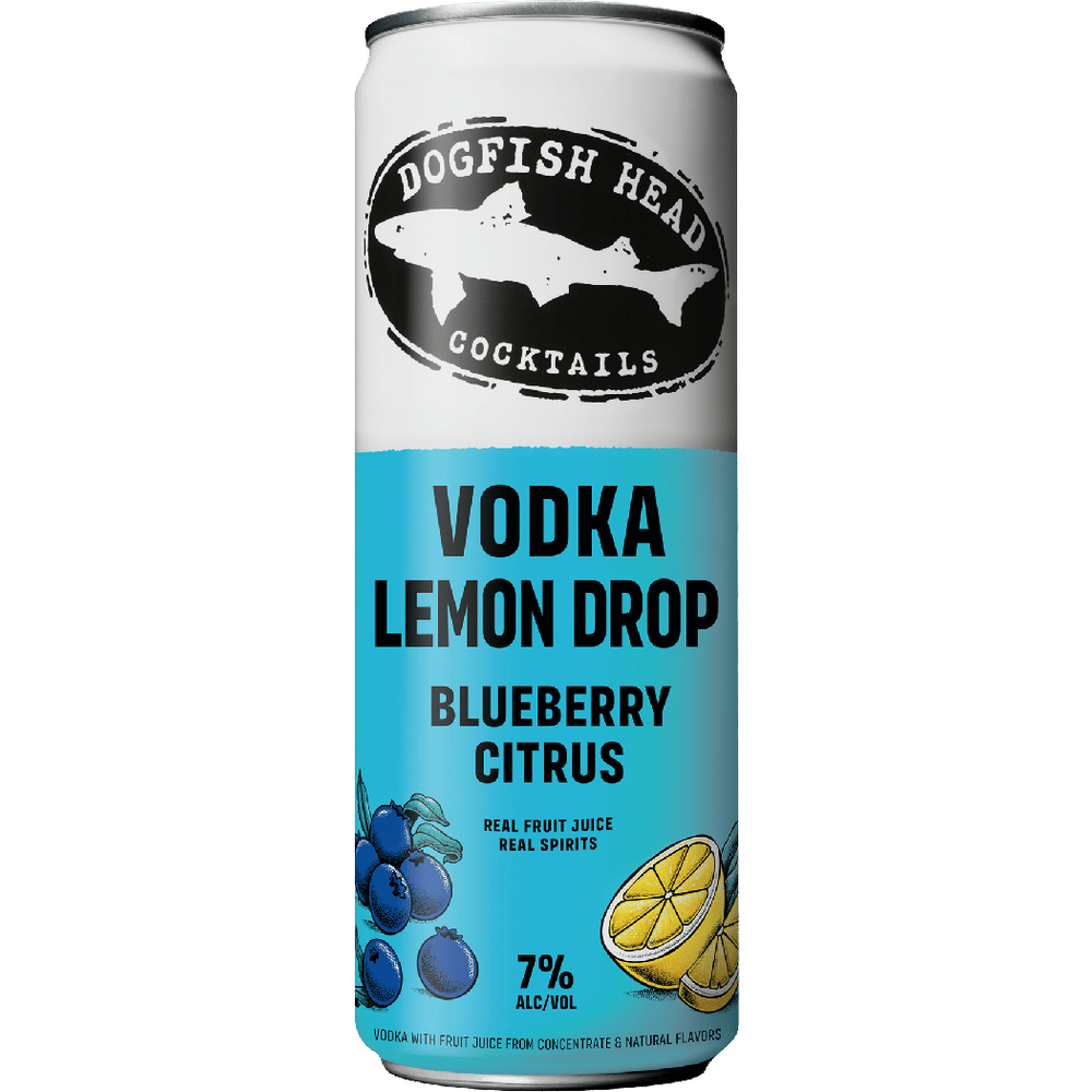 Dogfish Head Blueberry Citrus Vodka Lemon Drop Cocktail