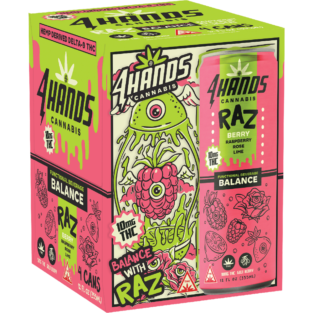 4 Hands THC 10mg Raz Balance | Total Wine & More