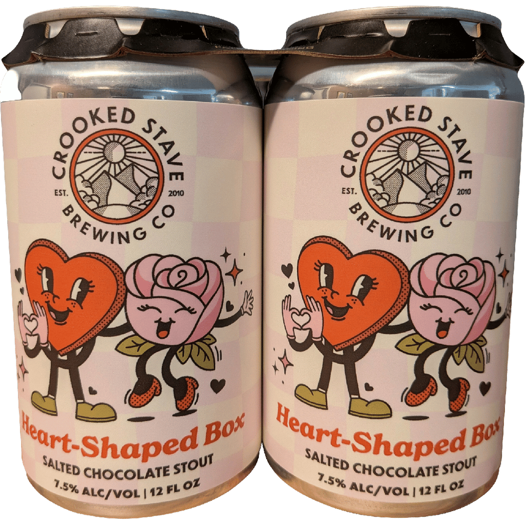 Crooked Stave Heart Shaped Box Salted Chocolate Stout
