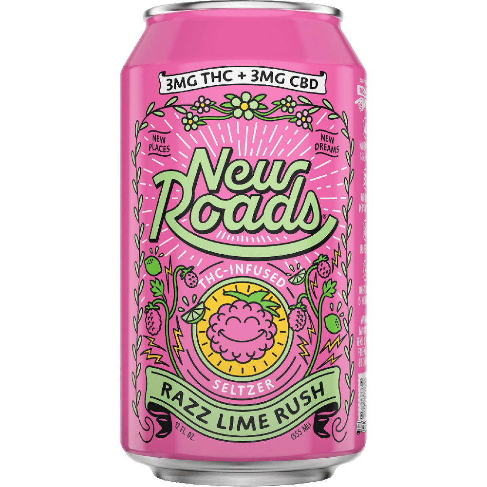 New Roads THC 3mg Razz Lime CT