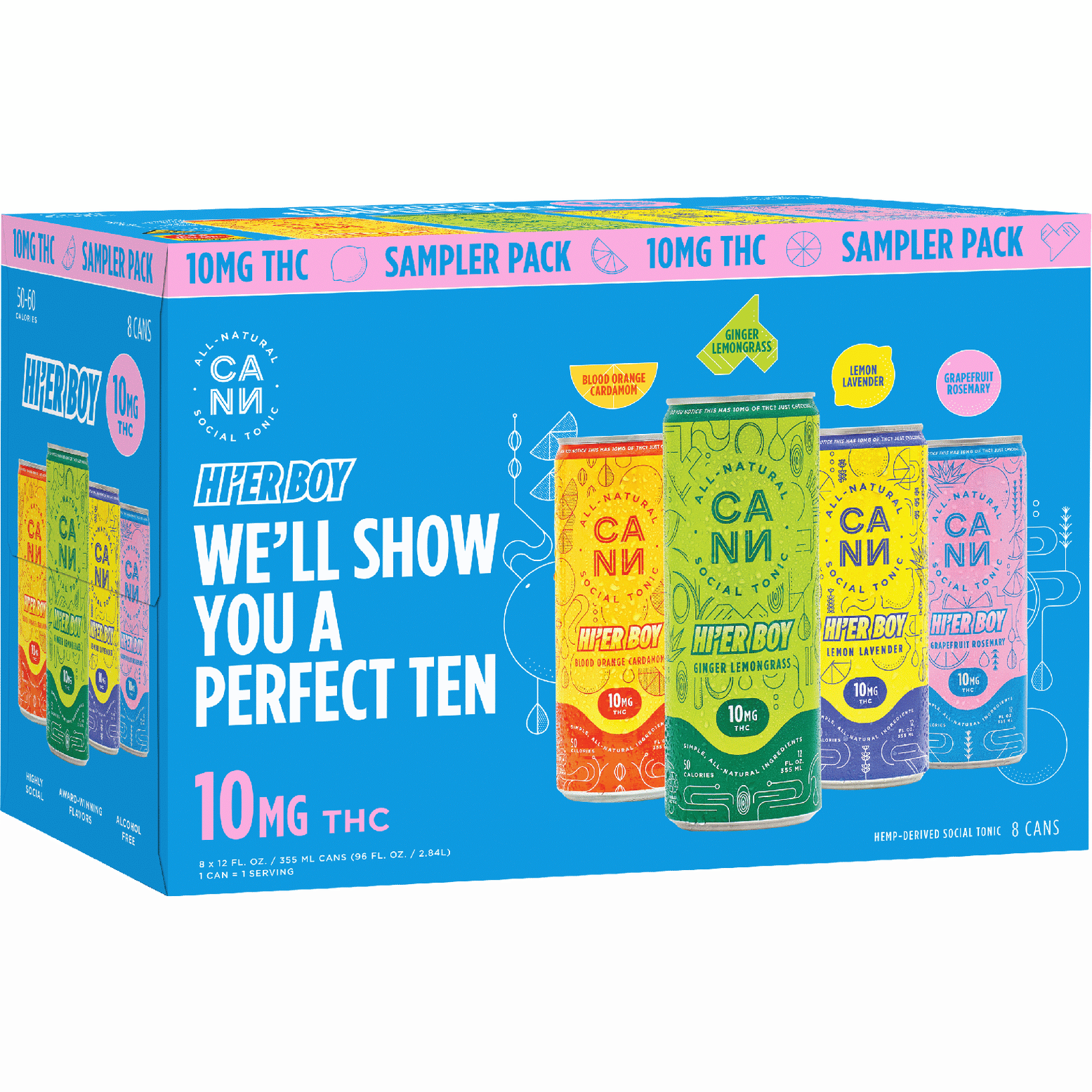 Cann HI'ER BOY THC 10mg Variety Pack | Total Wine & More