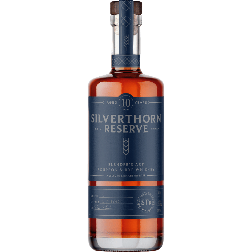 Silverthorn Reserve 10 Year Blender's Art Bourbon & Rye Whiskey