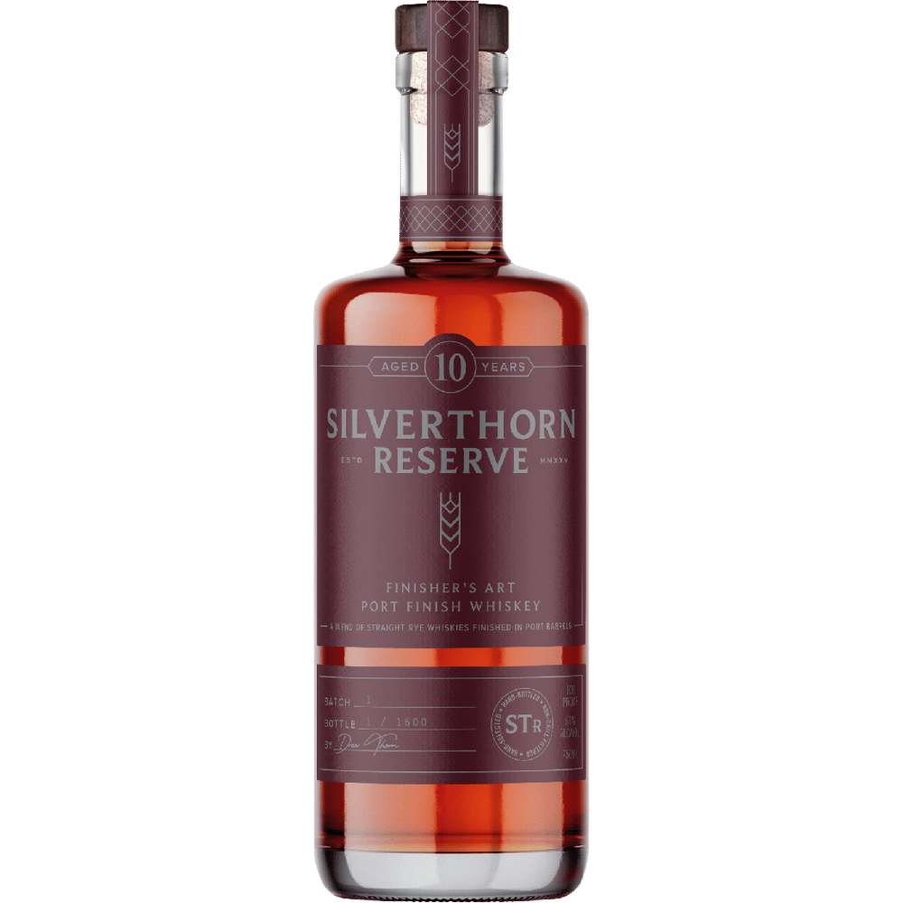 Silverthorn Reserve Finisher's Art Port Finish 10 Year Rye Whiskey