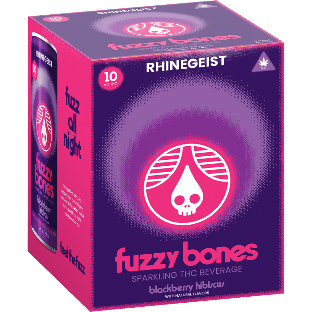 Fuzzy Bones THC 10mg Blackberry Hibiscus