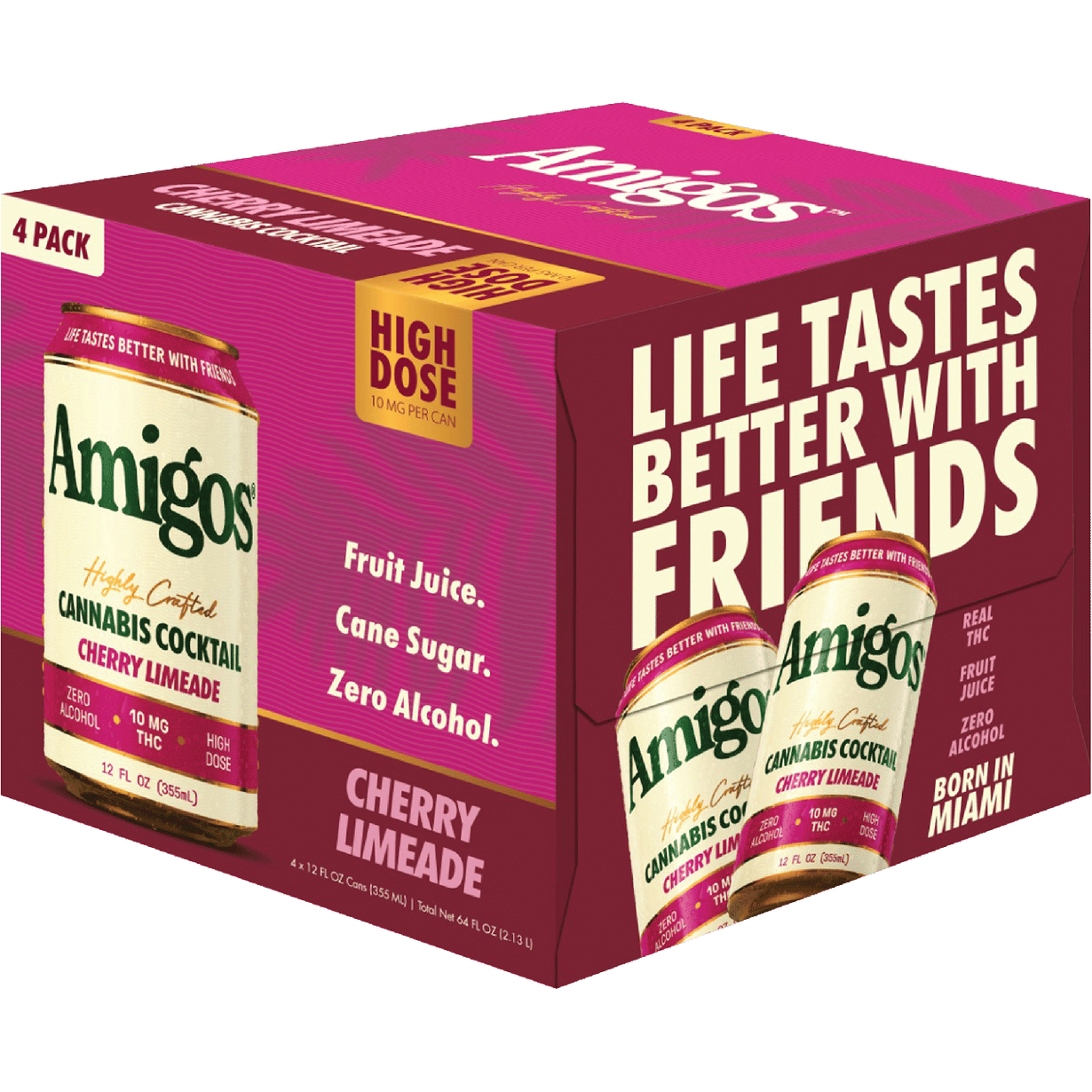 Amigos THC 10mg Cherry Limeade