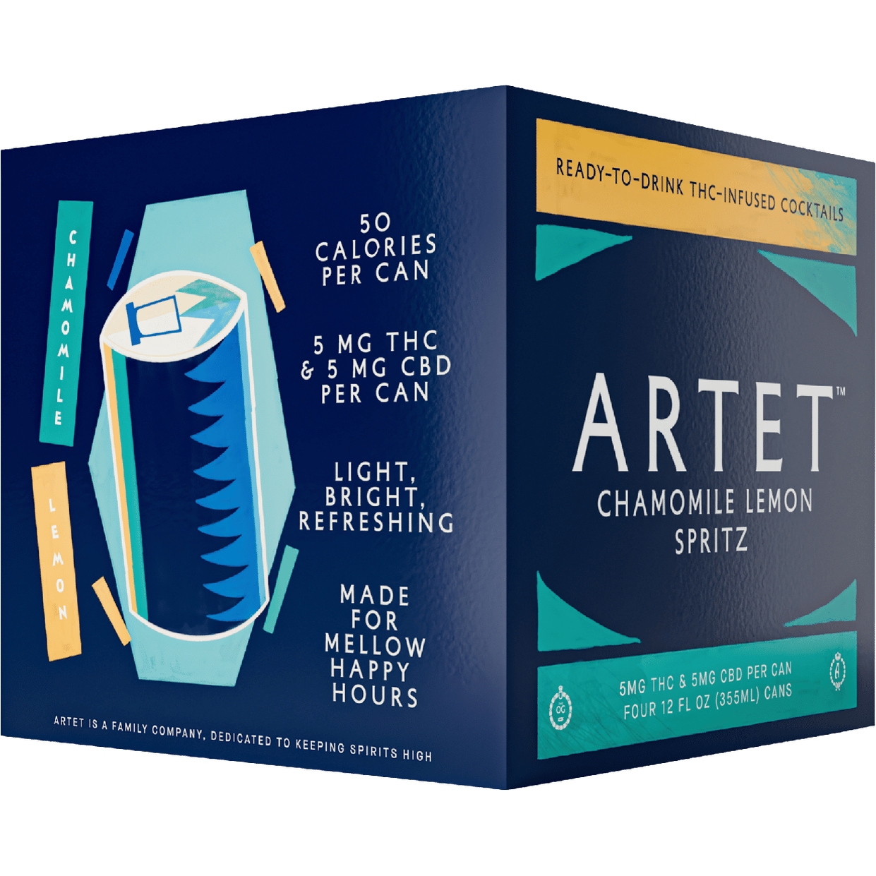 Artet THC 5mg Chamomile Lemon KY