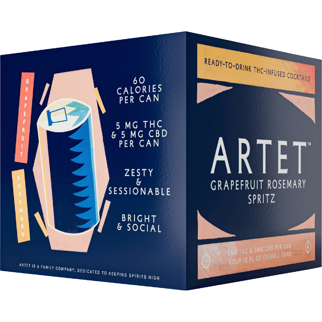 Artet THC 5mg Grapefruit Rosemary KY | Total Wine & More