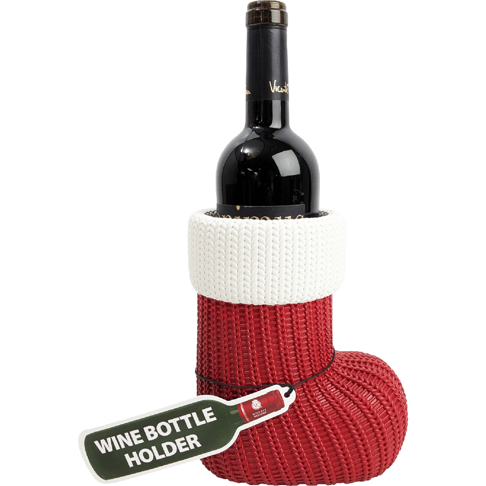 Wine Bottle Holder Christmas Stocking