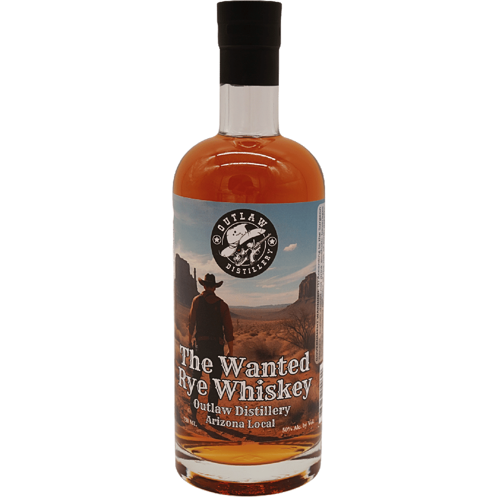 Outlaw Distillery The Wanted Rye Whiskey
