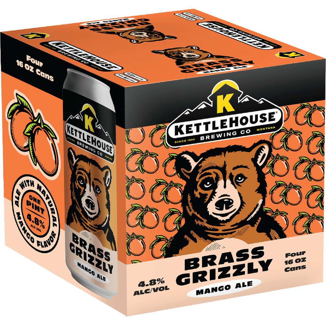 Kettlehouse Brass Grizzly Mango Ale