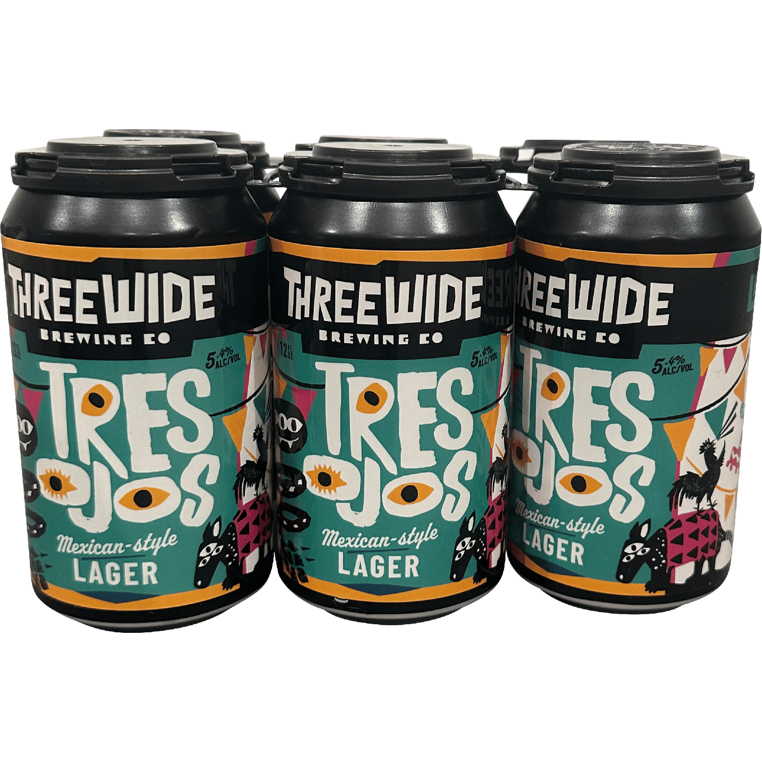 Three Wide Tres Ojos Mexican Style Lager