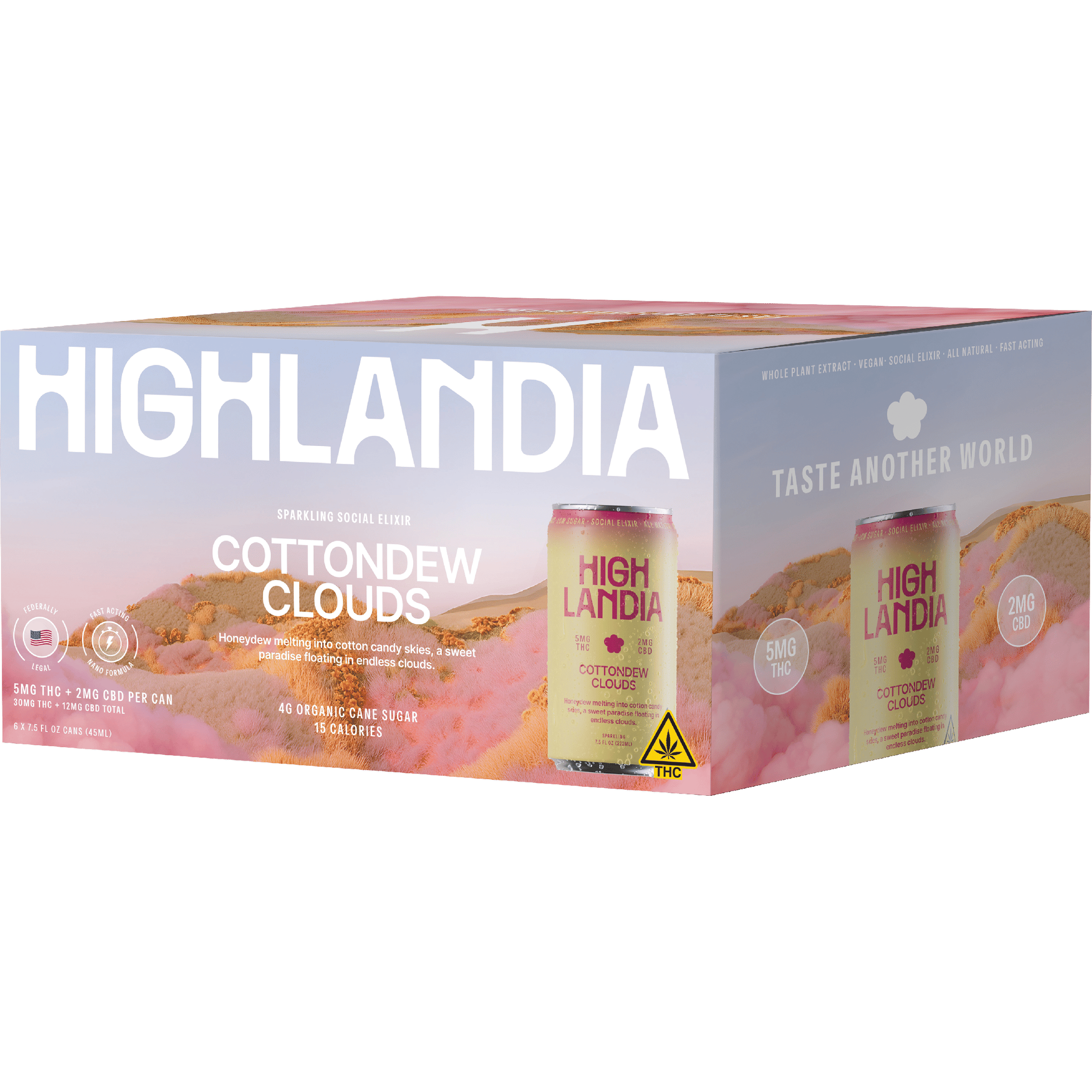 Highlandia THC 5mg Cottondew Clouds
