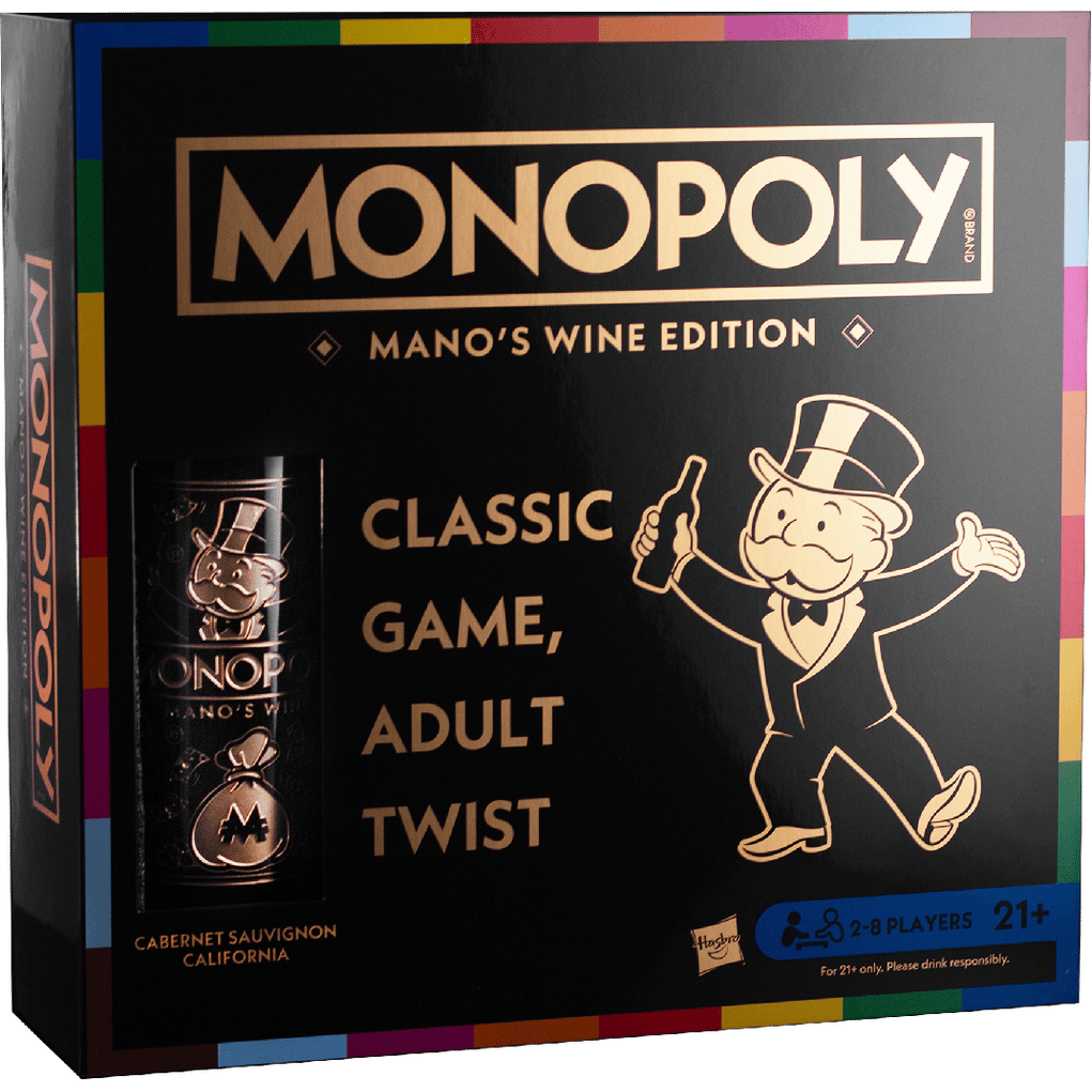 Monopoly Mano's Wine Edition Game and Wine Set