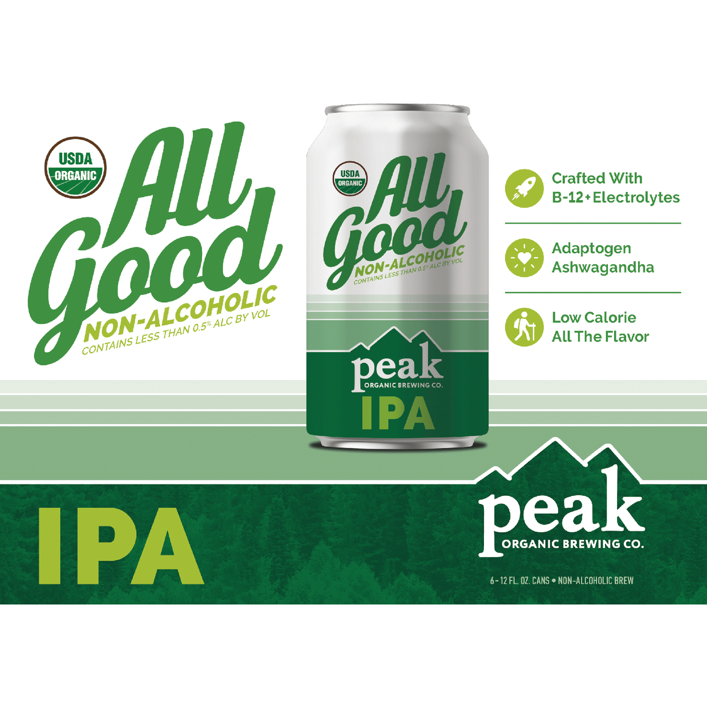Peak All Good Non-Alcoholic IPA