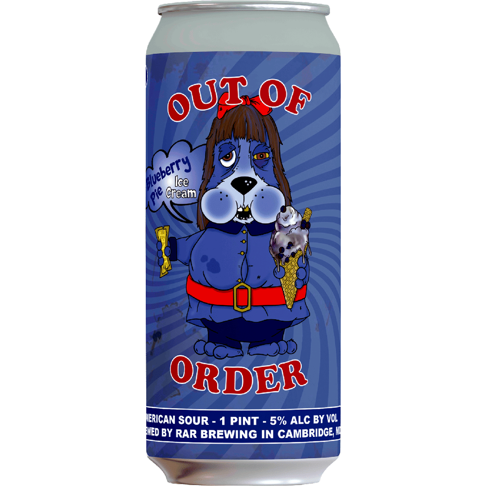 RAR Out of Order Blueberry Pie Ice Cream
