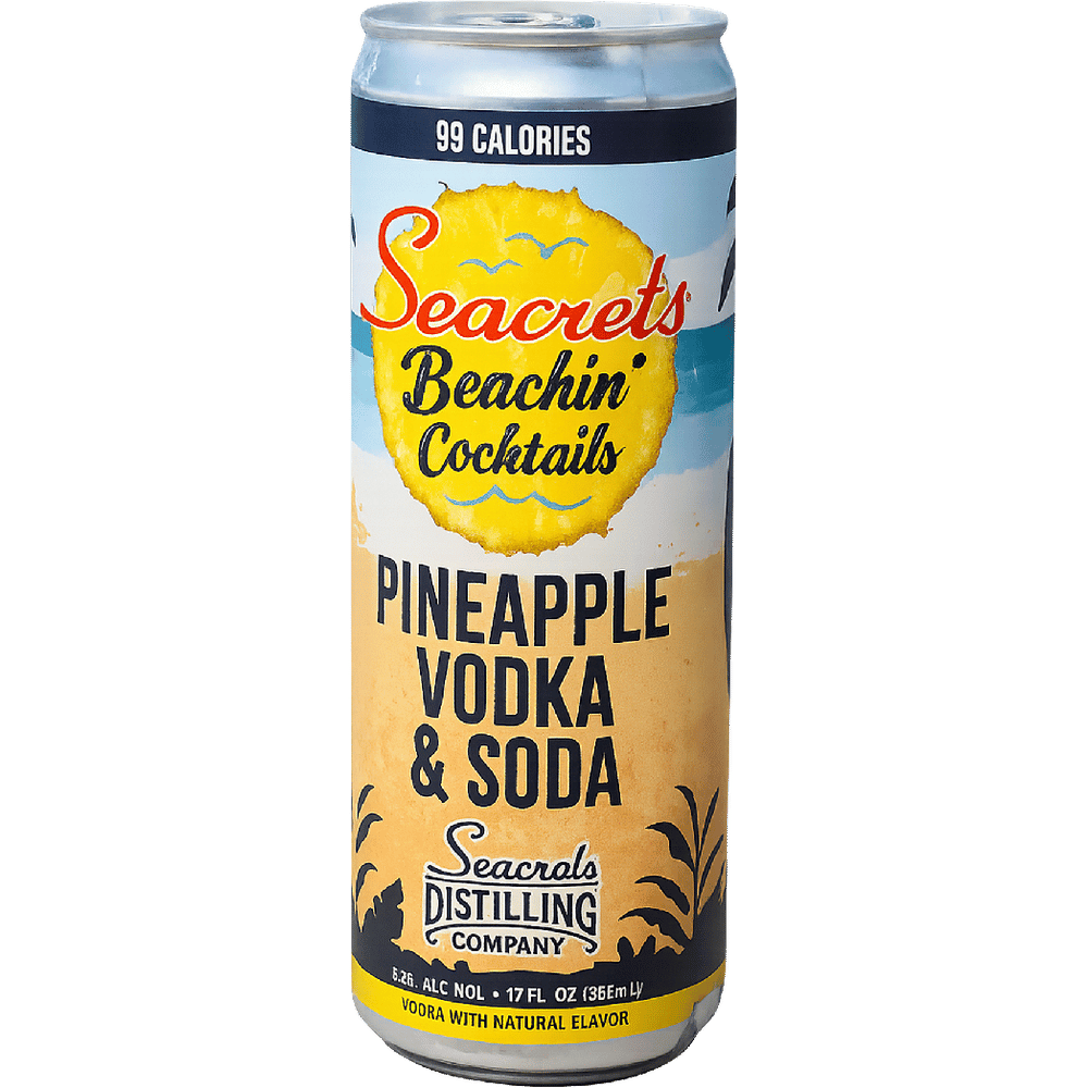 Seacrets Beachin' Cocktails Pineapple Vodka & Soda