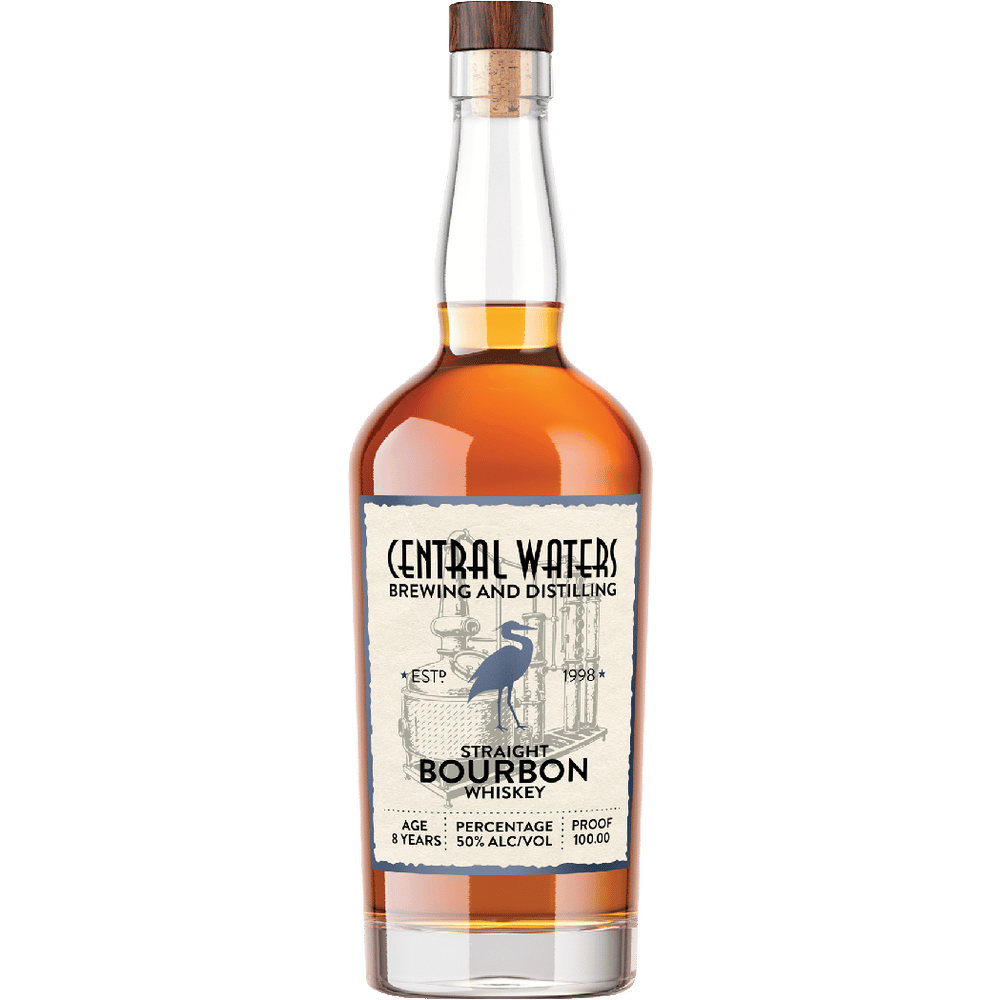 Central Waters Great Blue 8 Year 100 Proof Bourbon Whiskey