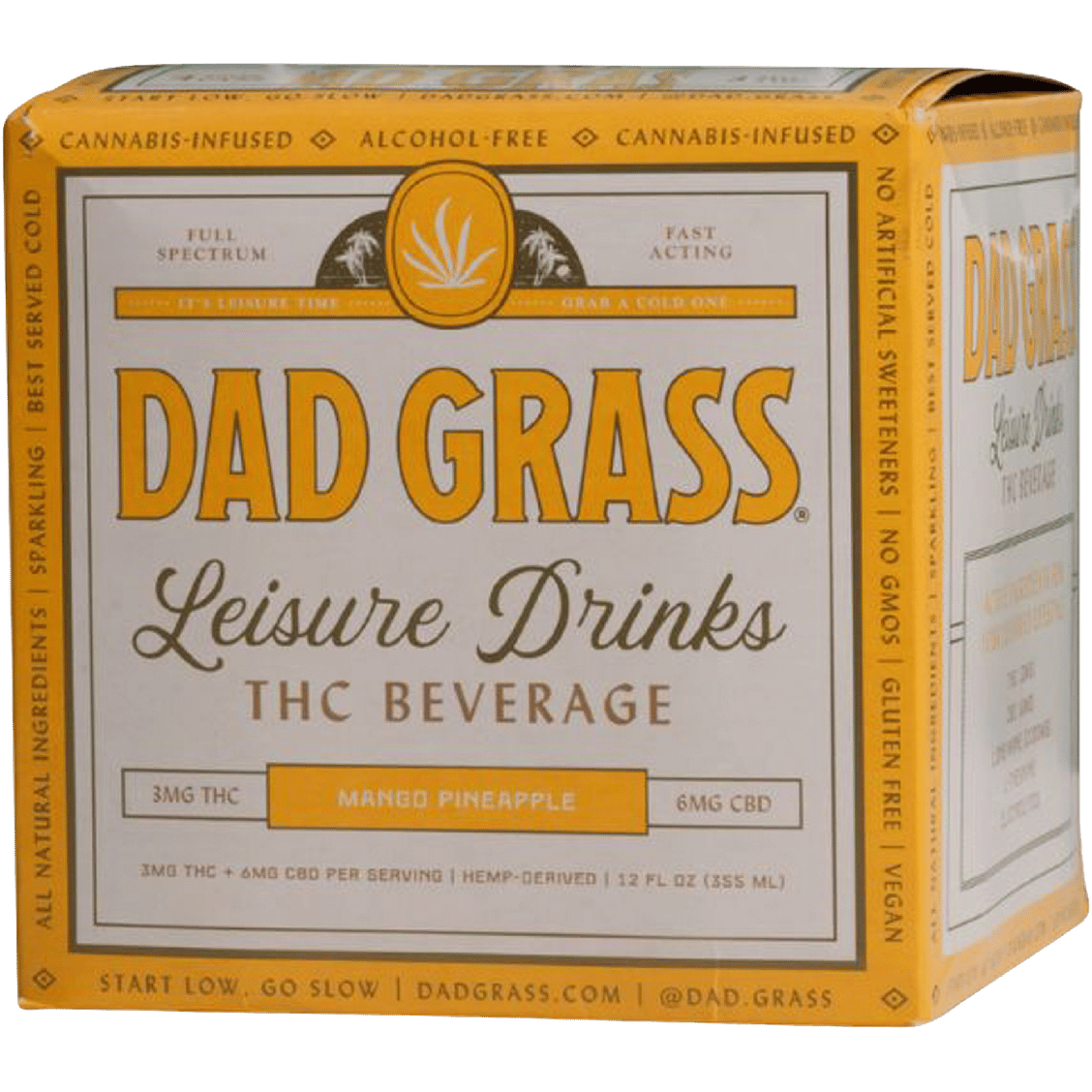 Dad Grass THC 3mg Mango Pineapple