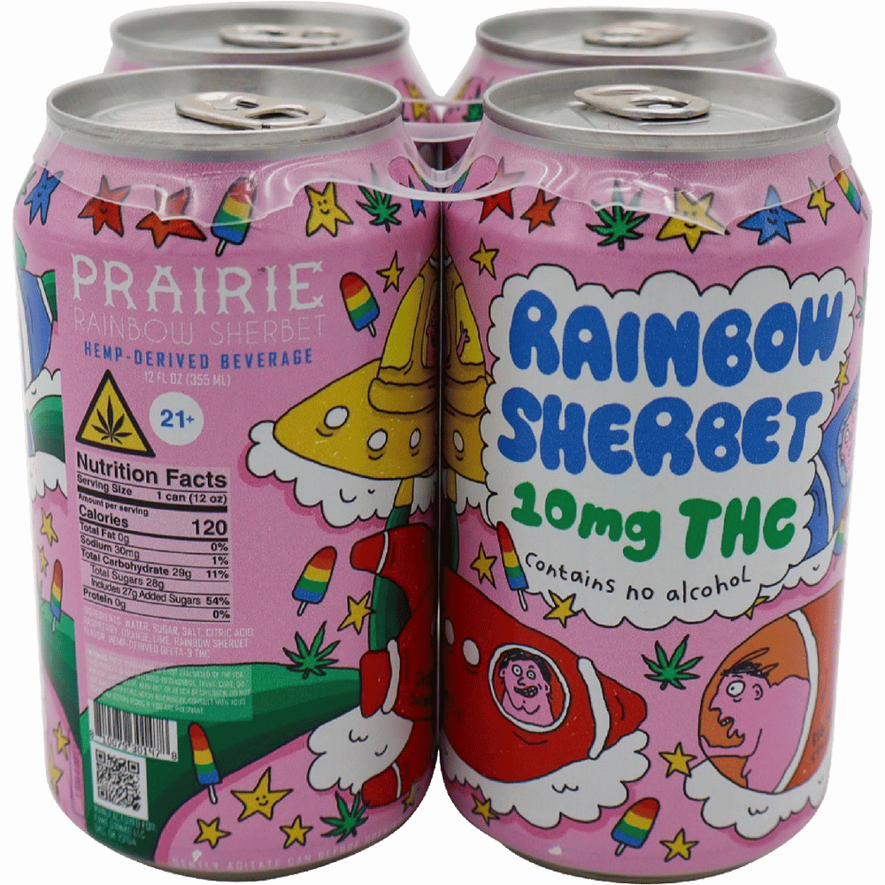Prairie THC 10mg Rainbow Sherbet