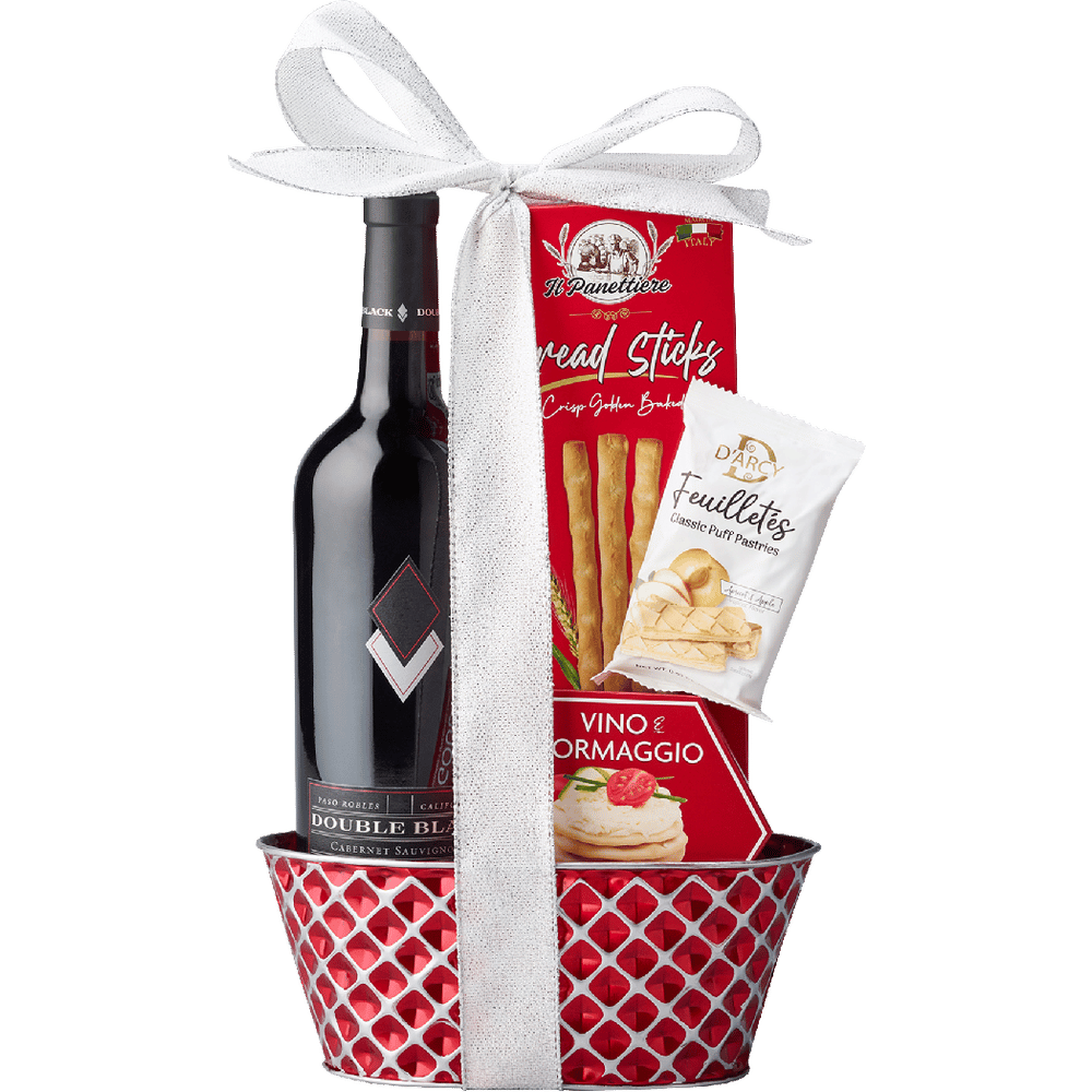 Double Black Gift Basket