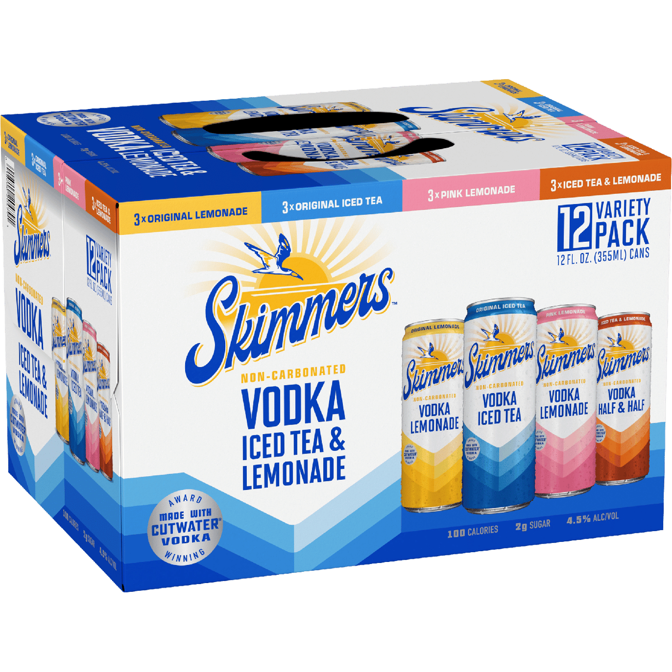 Skimmers Vodka Iced Tea and Lemonade Variety Pack
