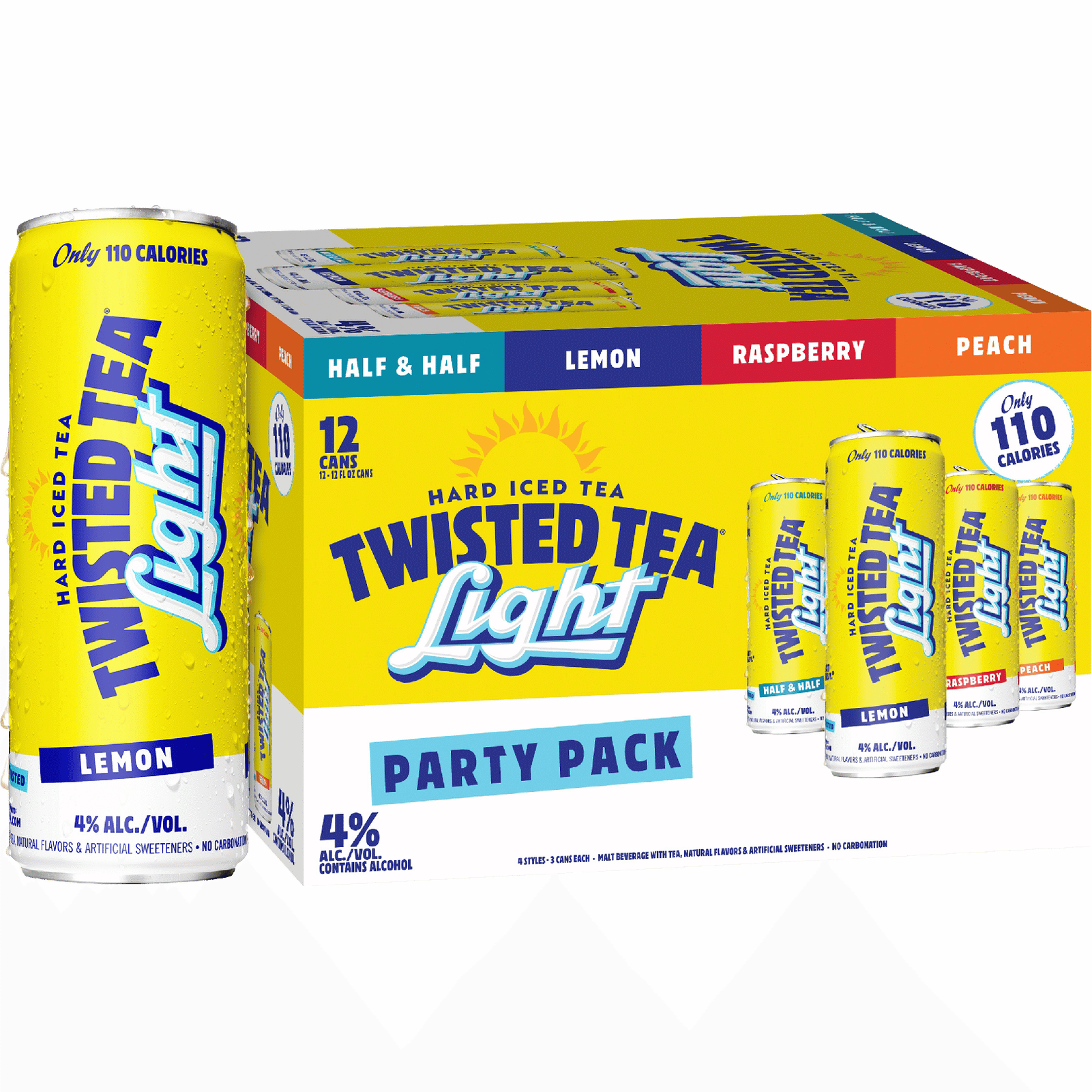 Twisted Tea Light Party Pack Slim Cans