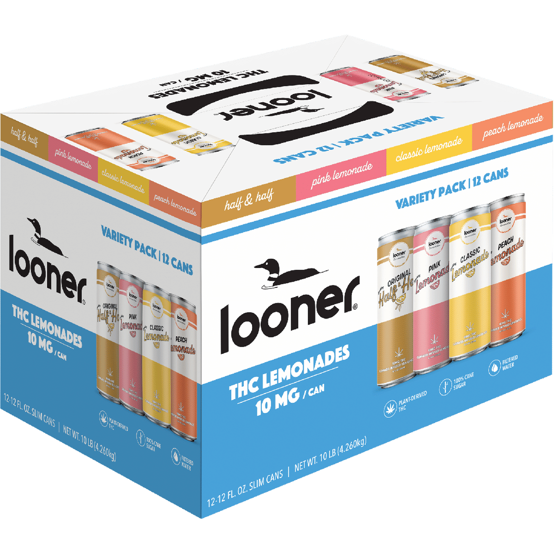Looner THC 10mg Lemonade Variety Pack