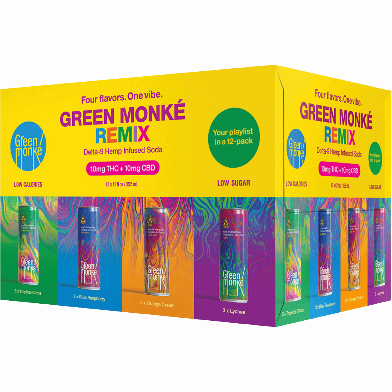 Green Monke THC 10mg Variety Pack