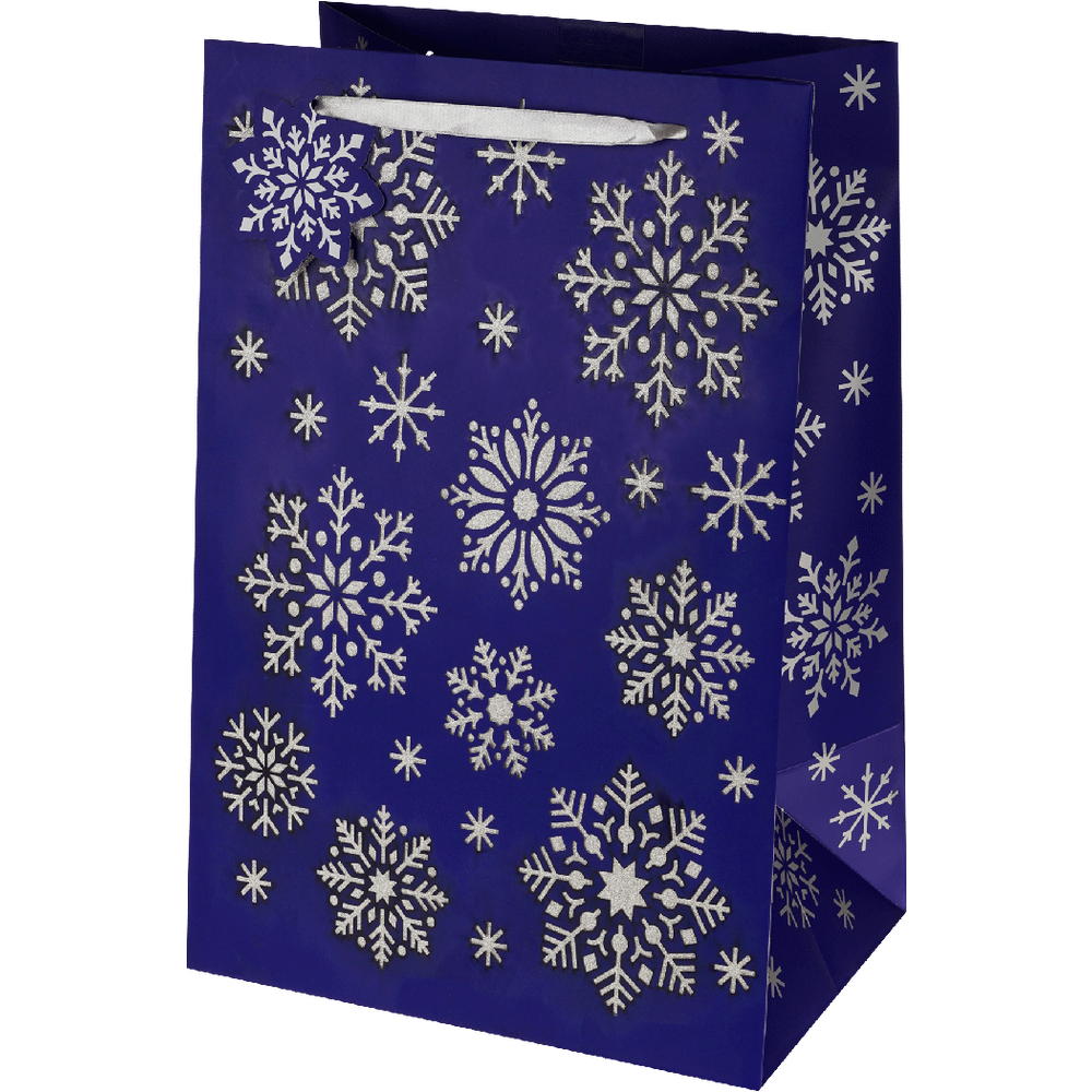 Cakewalk - Diecut Snowflake Double-bottle Wine Bag