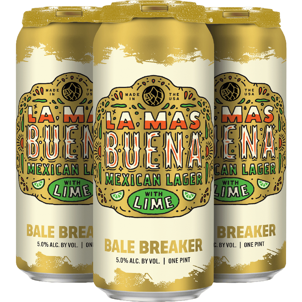 Bale Breaker La Mas Buena Mexican Lager with Lime